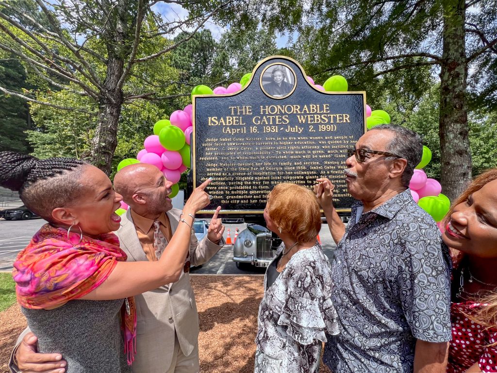 Historic marker unveiled at Gates Webster Park honoring Judge Isabel Gates Webster